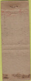 Matchbook Cover - Koppers Coke Coal Golf Ball Johhny Bulla WORN