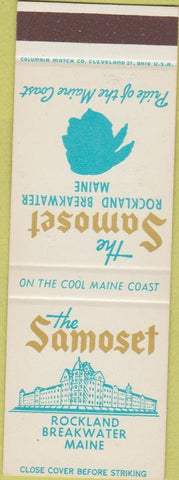 Matchbook Cover - The Somoset Rockland Breakwater ME SAMPLE