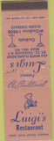 Matchbook Cover - Luigi's Restaurant Tuckahoe NY WEAR