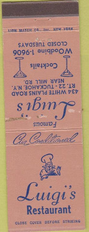 Matchbook Cover - Luigi's Restaurant Tuckahoe NY WEAR