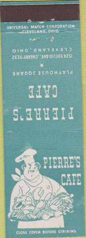 Matchbook Cover - Pierre's Cafe Cleveland OH