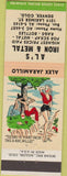 Matchbook Cover - Al's Iron Metal Denver CO hillbilly