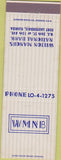 Matchbook Cover - Wilton Manors National Bank Fort Lauderdale FL