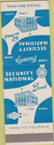 Matchbook Cover - Security National Bank Cairo IL