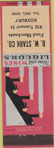 Matchbook Cover - BW Stark Co Grocery Roxbury