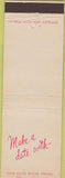 Matchbook Cover - WHK Radio Cleveland OH