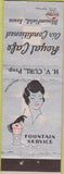 Matchbook Cover - Royal Cafe Bloomfield IA