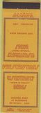 Matchbook Cover - Eisentraut's Drugs Des Moines IA FOR SAFETY