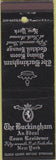 Matchbook Cover - The Buckingham New York City