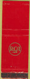 Matchbook Cover - RCA Radio Corp Harrison NJ WORN