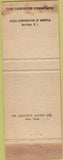 Matchbook Cover - RCA Radio Corp Harrison NJ WORN