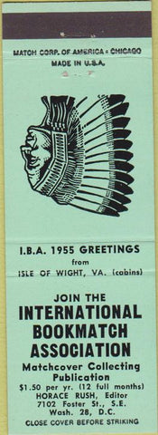 Matchbook Cover - Matchbook Collectors Publication Washington DC