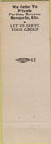 Matchbook Cover - Voiture 350 Altoona PA 40/8 Club