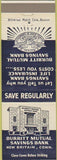 Matchbook Cover - Burritt Mutual Savings Bank New Britain CT