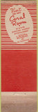 Matchbook Cover - Hotel Governor Clinton New York City LONG