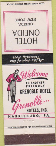 Matchbook Cover - Hotel Oneida NY