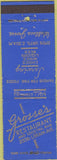 Matchbook Cover - Grosse's Restaurant Cleveland OH