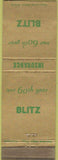 Matchbook Cover - Blitz Insurance Fort Wayne IN?