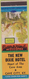 Matchbook Cover - New Dixie Hotel Cave City KY
