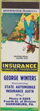 Matchbook Cover - George Winters Insurance Harrisburg PA