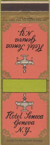 Matchbook Cover - Hotel Seneca Geneva NY