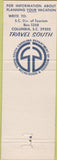 Matchbook Cover - South Carolina State Tourism Columbia SC
