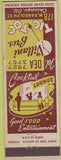 Matchbook Cover - Villani Bros Tic Toc Chicago IL