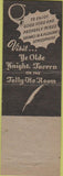 Matchbook Cover - Hotel Worth Buffalo NY