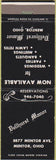 Matchbook Cover - Dellhurst Manor Mentor OH