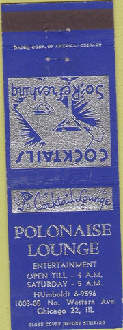 Matchbook Cover - Polonaise Lounge Chicago IL