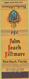 Matchbook Cover - Palm Beach Biltmore Hotel