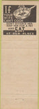 Matchbook Cover - Allen's Rainbow Drive Inn Brazil IN