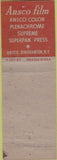 Matchbook Cover - Ansco Film Cameras WEAR STAMP on COVER Binghamton NY