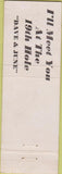 Matchbook Cover - Kendallville Country Club IN?