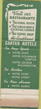 Matchbook Cover - Hotel Governor Clinton New York City