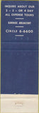 Matchbook Cover - Hotel Piccadilly New York City Times Square