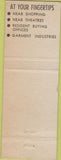 Matchbook Cover - Hotel York New York City