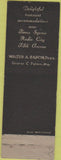 Matchbook Cover - Hotel Wentworth New York City