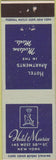 Matchbook Cover - Hotel Maurice New York City Federal