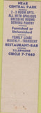 Matchbook Cover - Hotel Maurice New York City Federal