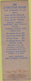Matchbook Cover - Concourse Plaza Hotel New York City