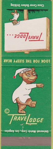 Matchbook Cover - Travel Lodge No City