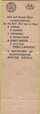 Matchbook Cover - Travel Lodge Everett WA