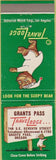 Matchbook Cover - Travel Lodge Grants Pass OR