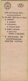 Matchbook Cover - Travel Lodge Medford OR