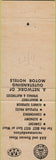 Matchbook Cover - Travel Lodge Hollywood CA
