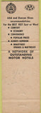 Matchbook Cover - Travel Lodge El Centro CA