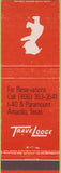Matchbook Cover - Travel Lodge Amarillo TX