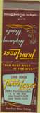 Matchbook Cover - Travel Lodge Long Beach CA
