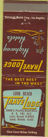 Matchbook Cover - Travel Lodge Long Beach CA